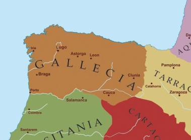 Gallaecia im 4. Jhd. n. Chr.