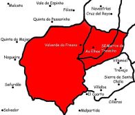 Die drei Gemeinden des Tals: Valverde do Fresno, As Elhas und Sã Martim de Trevelho